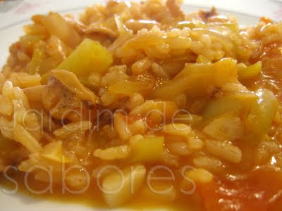 Arroz de Tentáculos de Lula