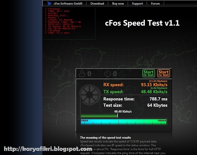 Tes Kecepatan Koneksi Internet
