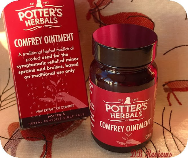 Potter's Herbals Comfrey Ointment for Minor Sprains and Bruises DB