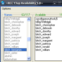 RCC YJap Availability 1.0