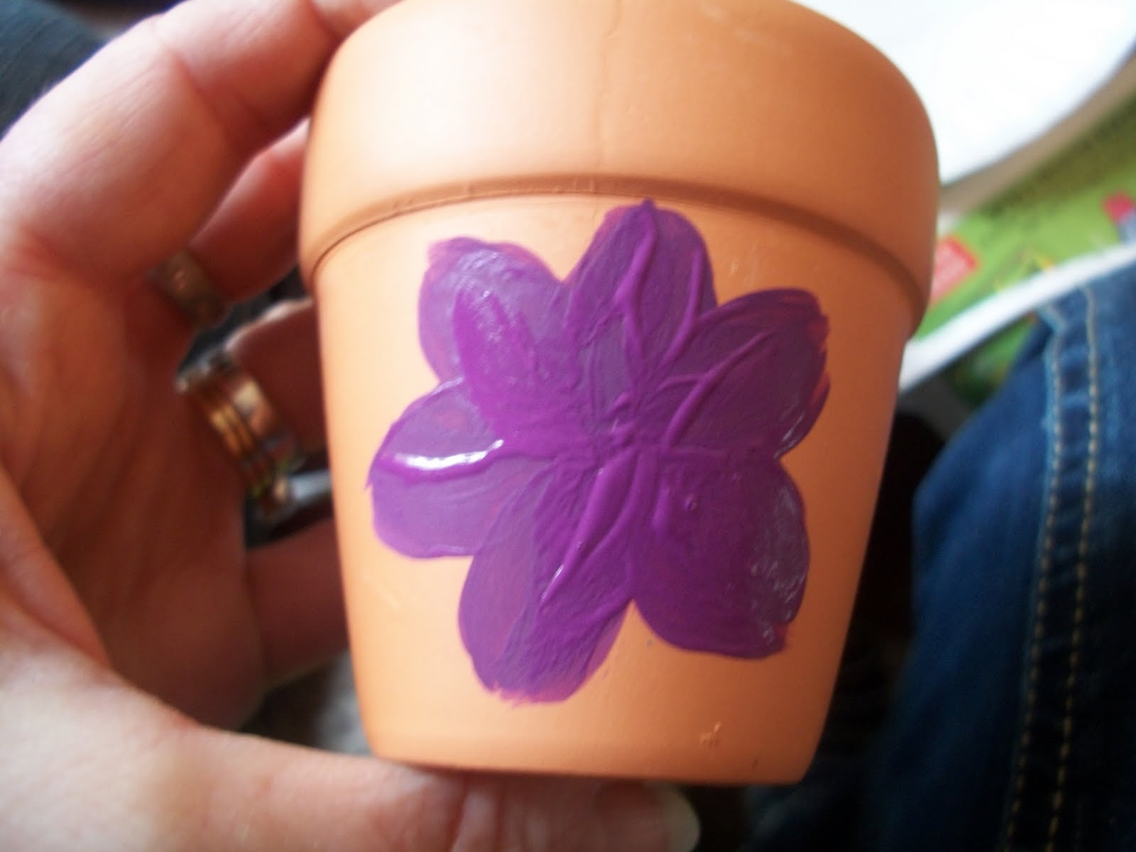 Pams Party & Practical Tips Flower Pot Favors