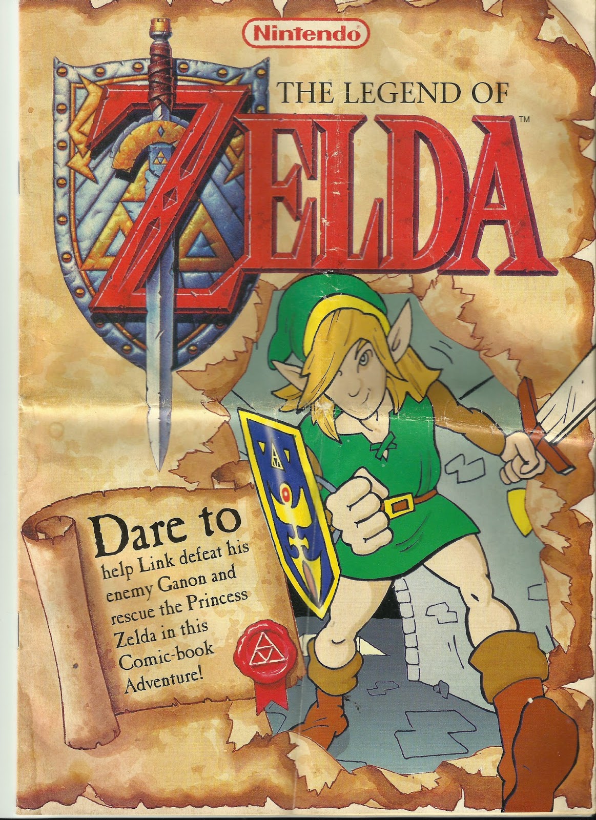 Deadpan Flook And The Blog Of Stuff The Legend Of Zelda A Comic Book Adventure