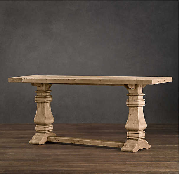 Restoration Hardware LookAlikes Restoration Hardware Trestle Console