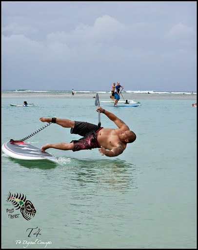 Zen Waterman at Stand Up Paddle Surfing in Hawaii