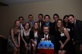 College Republicans at the University of Wisconsin, Eau Claire (UWEC) with State Rep. Warren Petryk