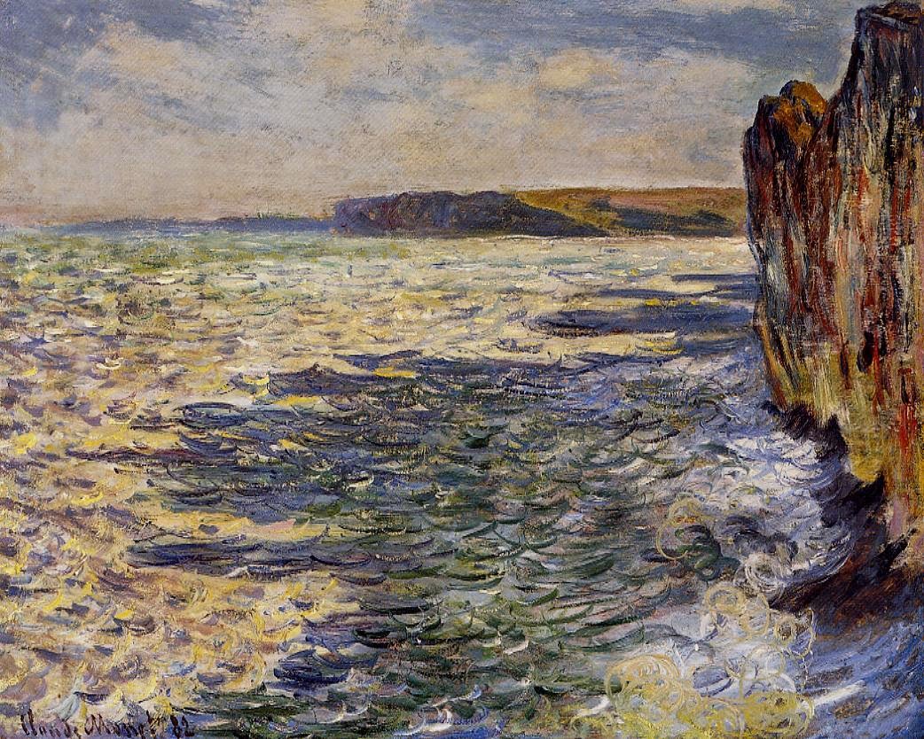 Les vagues et les rochers à Pourville (1882) Les vagues et les rochers à Pourville (1882)