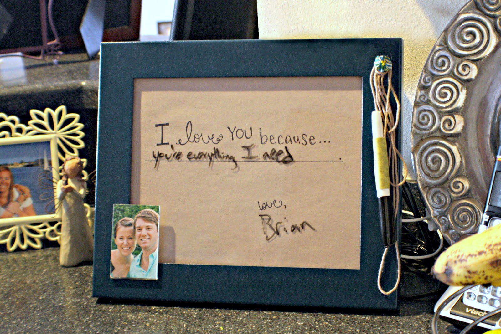 My Next 25 Years Picture Frame Message Board