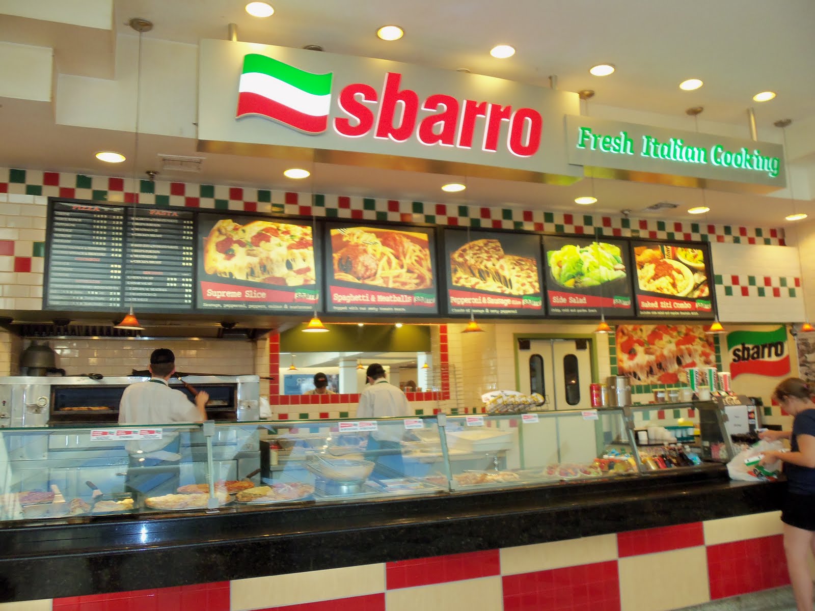 sbarro chega a brasília