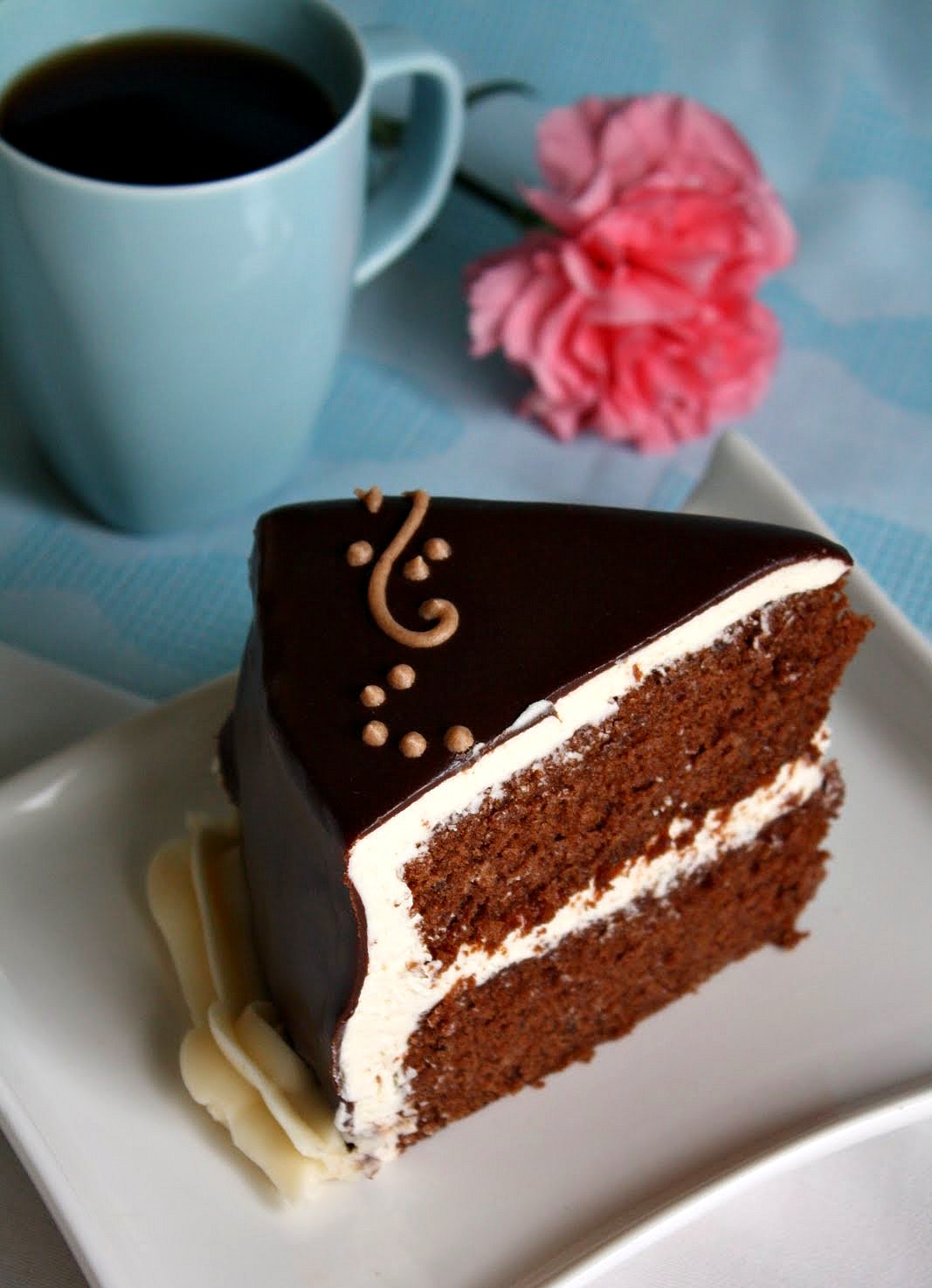 Jane's Sweets & Baking Journal Chocolate Fudge Layer Cake with Vanilla Buttercream and