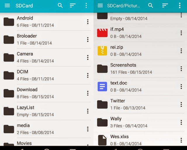 Get Android L File Explorer for your Phone TalktoHacker