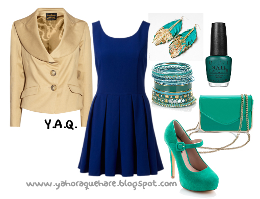 Y. A. Q. - Blog de moda, inspiración y tendencias: [Y ahora qué me pongo  con] Un vestido azul