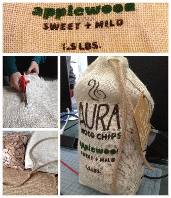 Chickaddie's Nest Make it Monday Burlap Bag