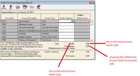 guide line to peachtree chart of accounts peachtree chart of accounts beginning balance