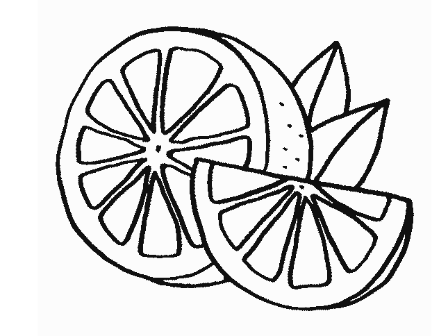Lemons Fruit Coloring Pages To Kids title=