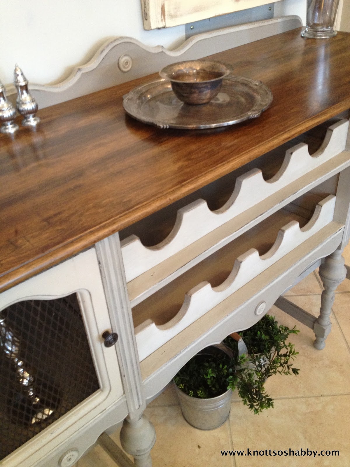 BLISS&BLOSSOM Repurposing an Antique Buffet