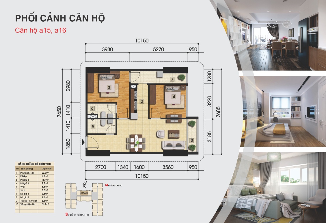 Thiết kế căn hộ a15, a16 - Gemek Premium Thiết kế căn hộ a15, a16 - Gemek Premium