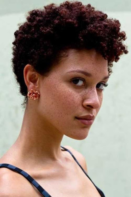 Top Hairstyles Models Short Natural Haircut For Kinky And Brittle