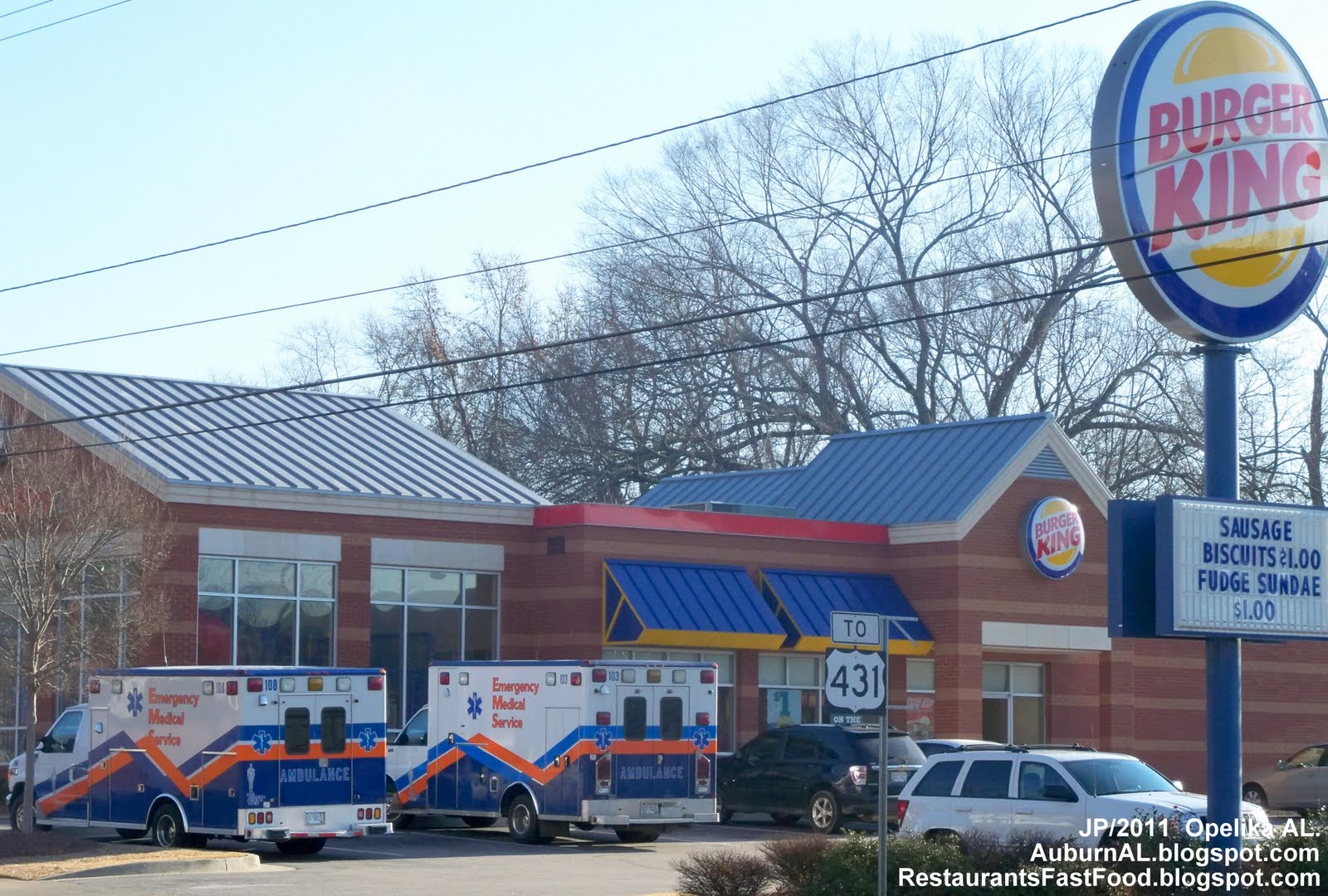 fast food and burger king