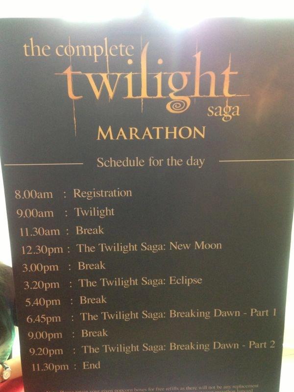 Fandom Is Fun! The Complete Twilight Saga Movie Marathon
