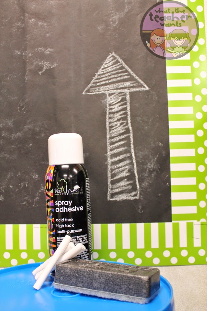 Blog Hoppin' Chalkboard Bulletin Boards