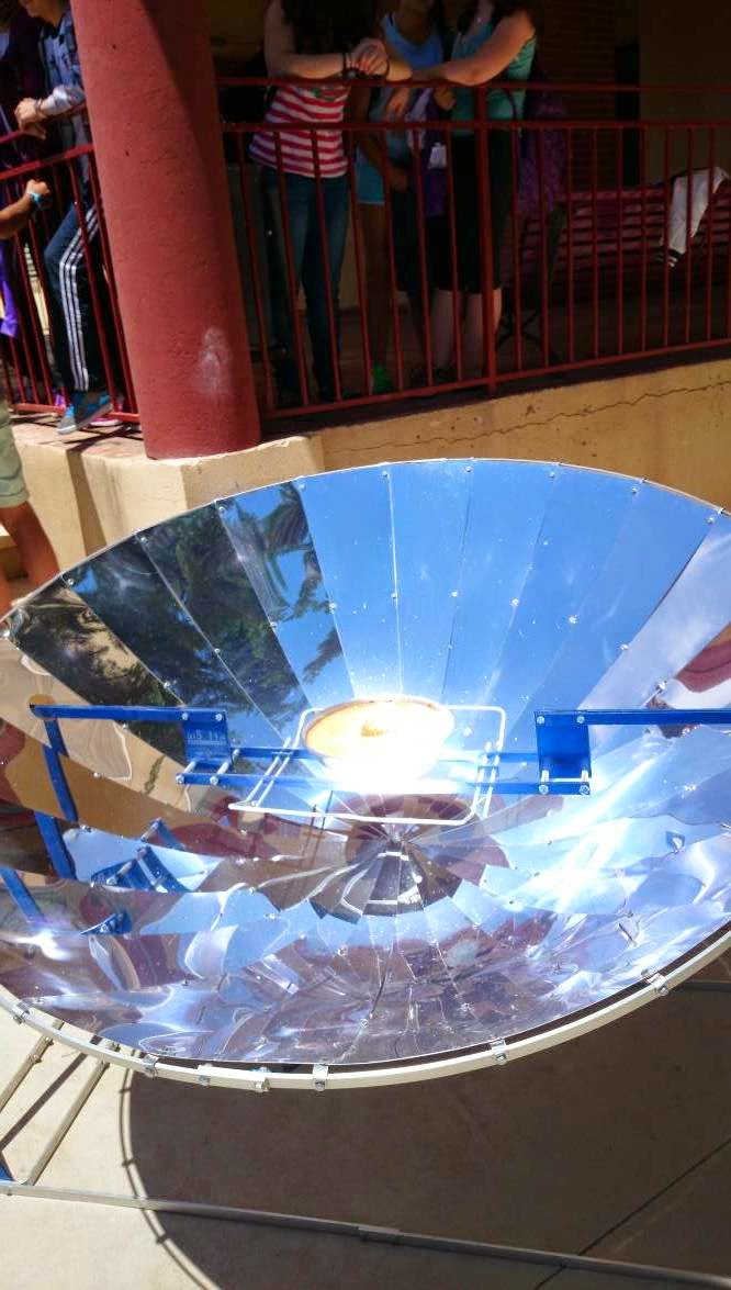 IES Lanjarón, blog principal: Cocina solar en nuestro patio