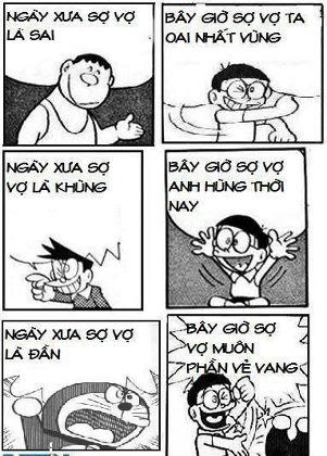 Đôrêmon chế - Ngày xưa sợ vợ là sai