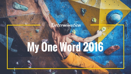 My personal word of the year determination is my word of the year