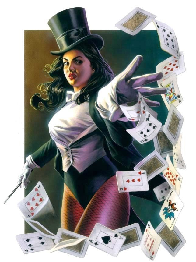 Zatanna DC Comics Fictional Character, Showing magic 3 Zatanna DC Comics Fictional Character, Showing magic 3