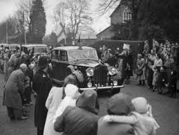 Royal Party leaving Brockhurst Station