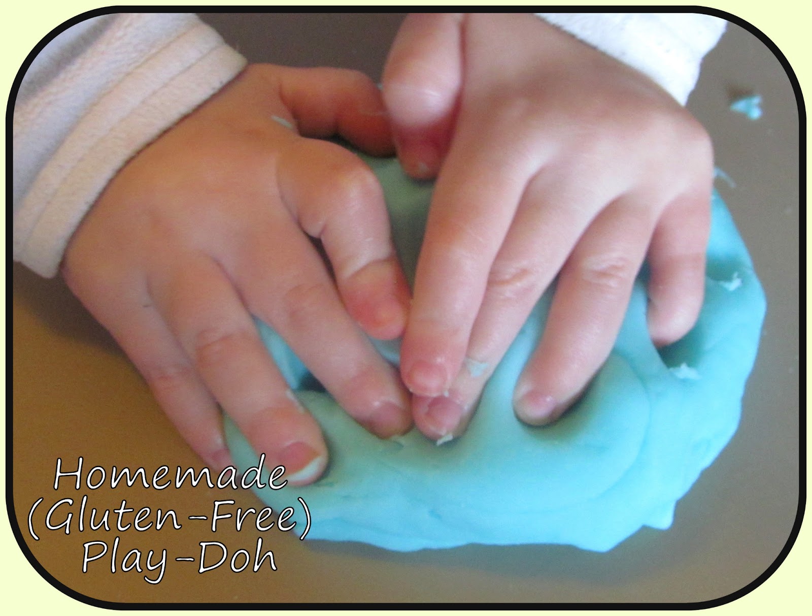 Homemade Happiness, Homegrown Treasures and Homeschooling Homemade (GlutenFree) PlayDoh