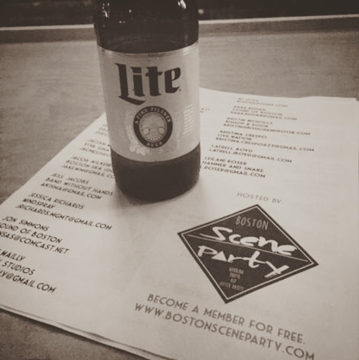 Boston Scene Party Presents "Off The Record (Store)" Boston Music Networking Event