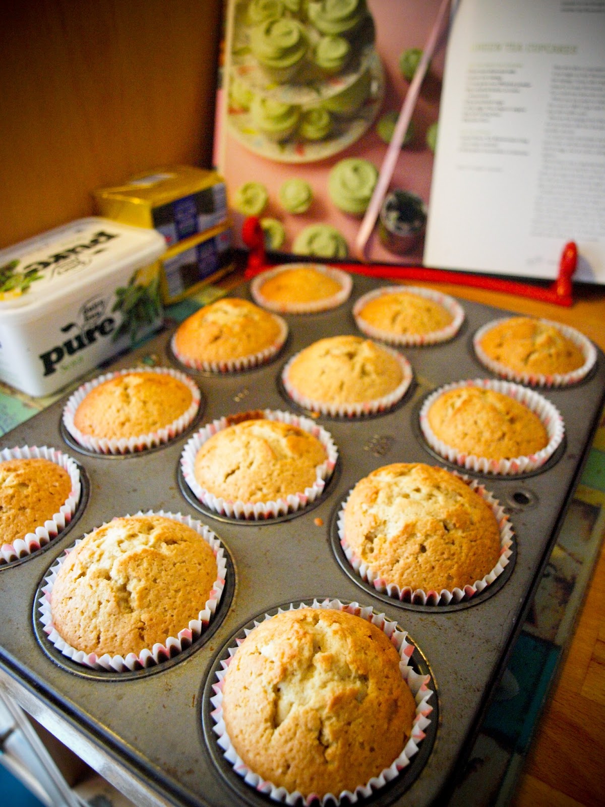Good gobble! Green Tea Cupcakes