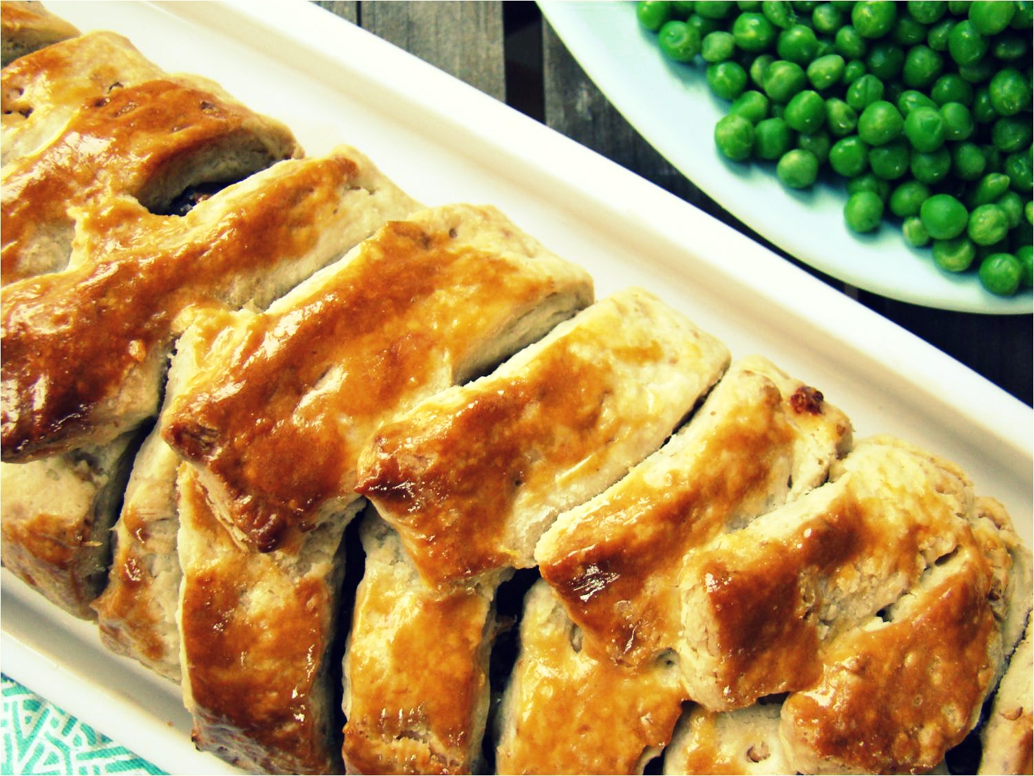 Spiced beef pie with walnut pastry