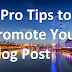 5 Pro Tips to Promote Your Blog Post or Website