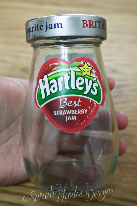Recycled Jam Jar