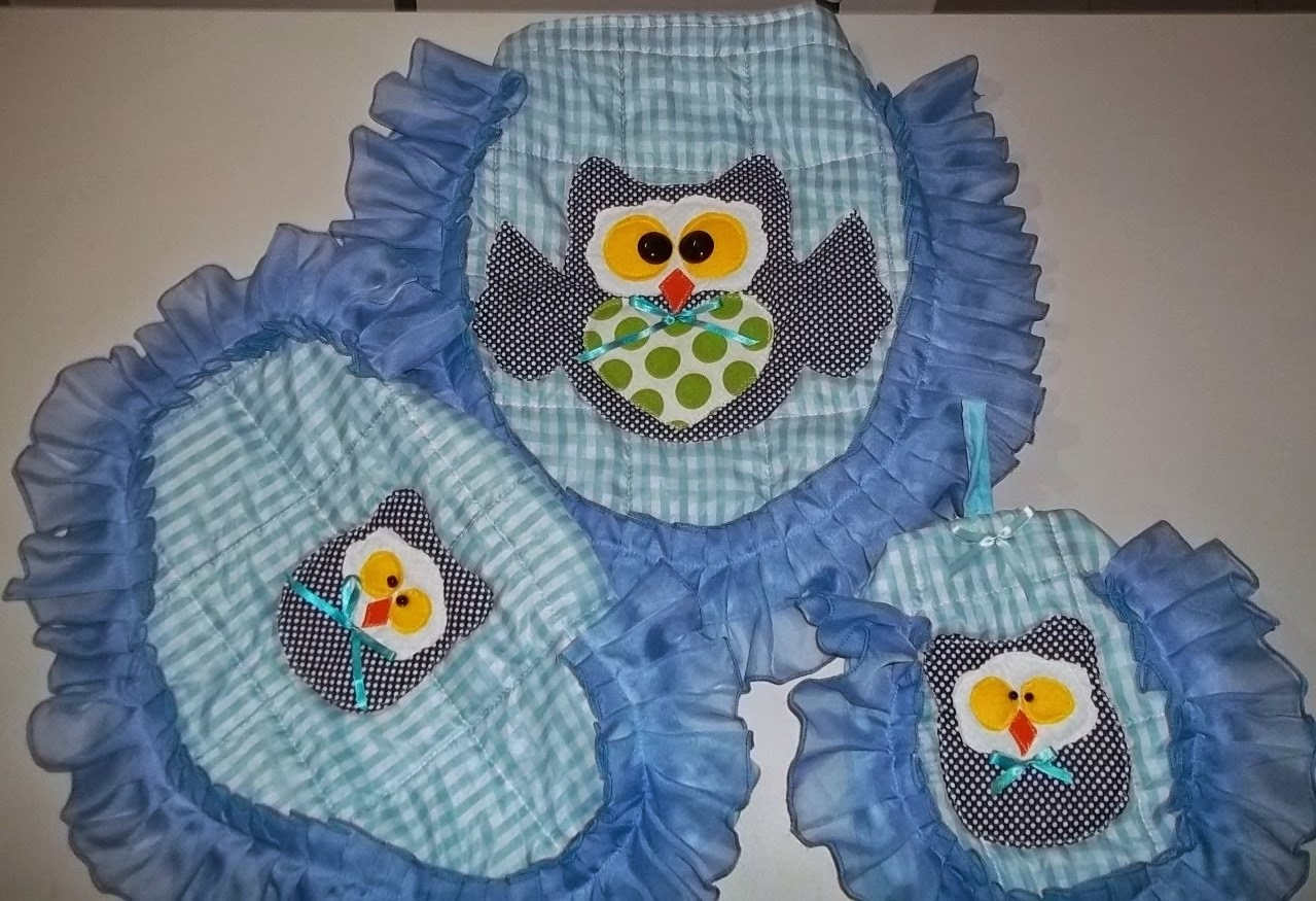 creaciones carya72: JUEGOS DE BAÑO BUHO