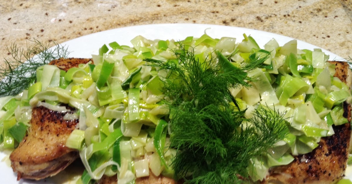 Dishes with My Dish Panroasted chicken, fennel, leeks, & cream