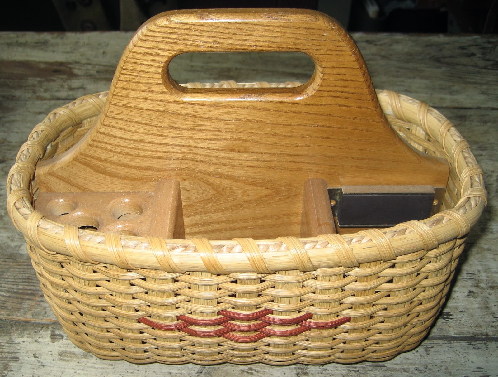 Primitive Junky A Rug and a Basket