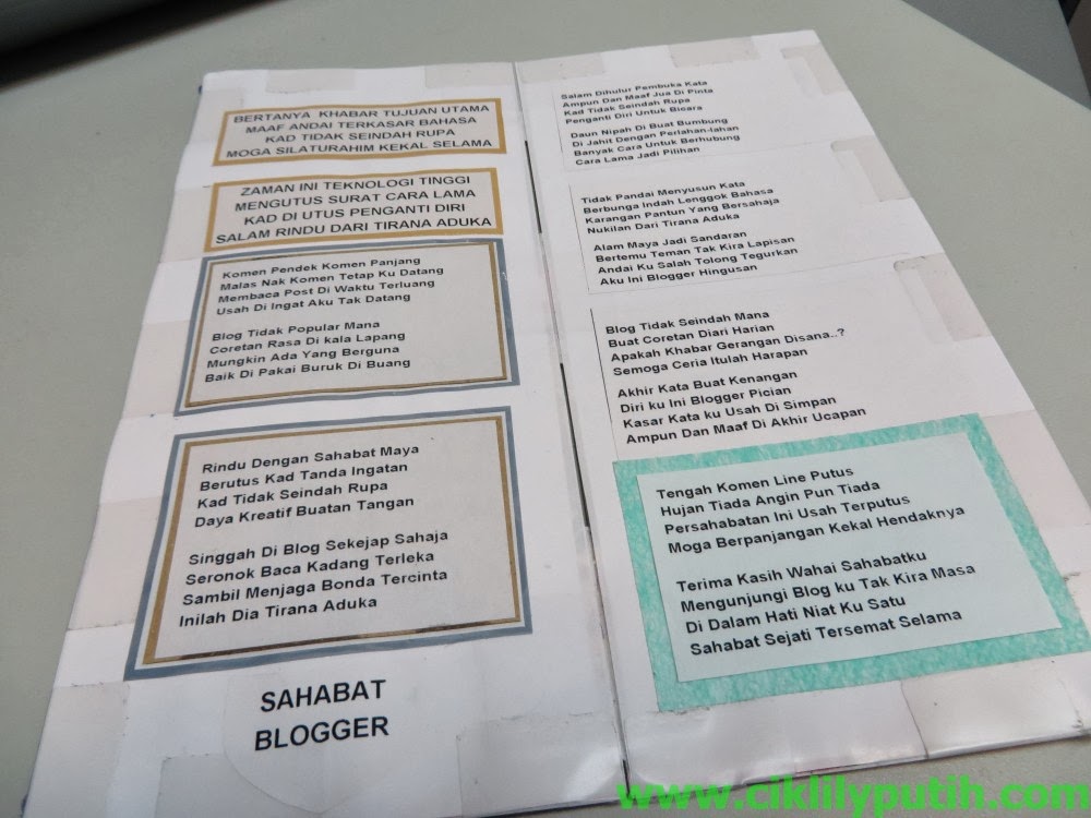 Ciklilyputih The Lifestyle Blogger Hadiah Dari Sahabat Blogger