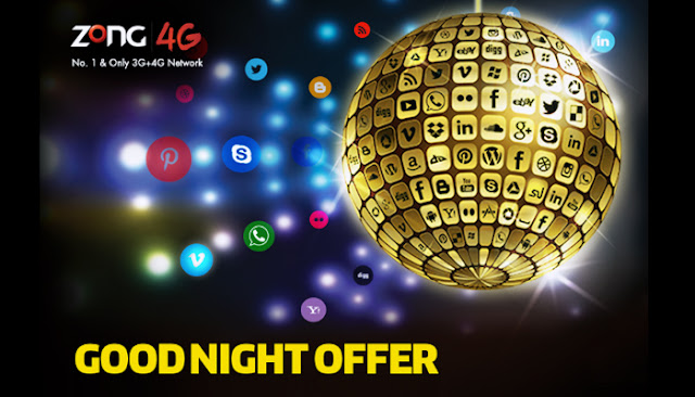 Zong GoodNight Offer Details in urdu