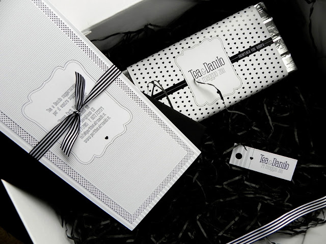 Suite bianca e nera in plike e gsk | ©2013 Valentina Oliana, CUTandPASTE Real wedding invitations, wedding inspiration blog, wedding in Italy