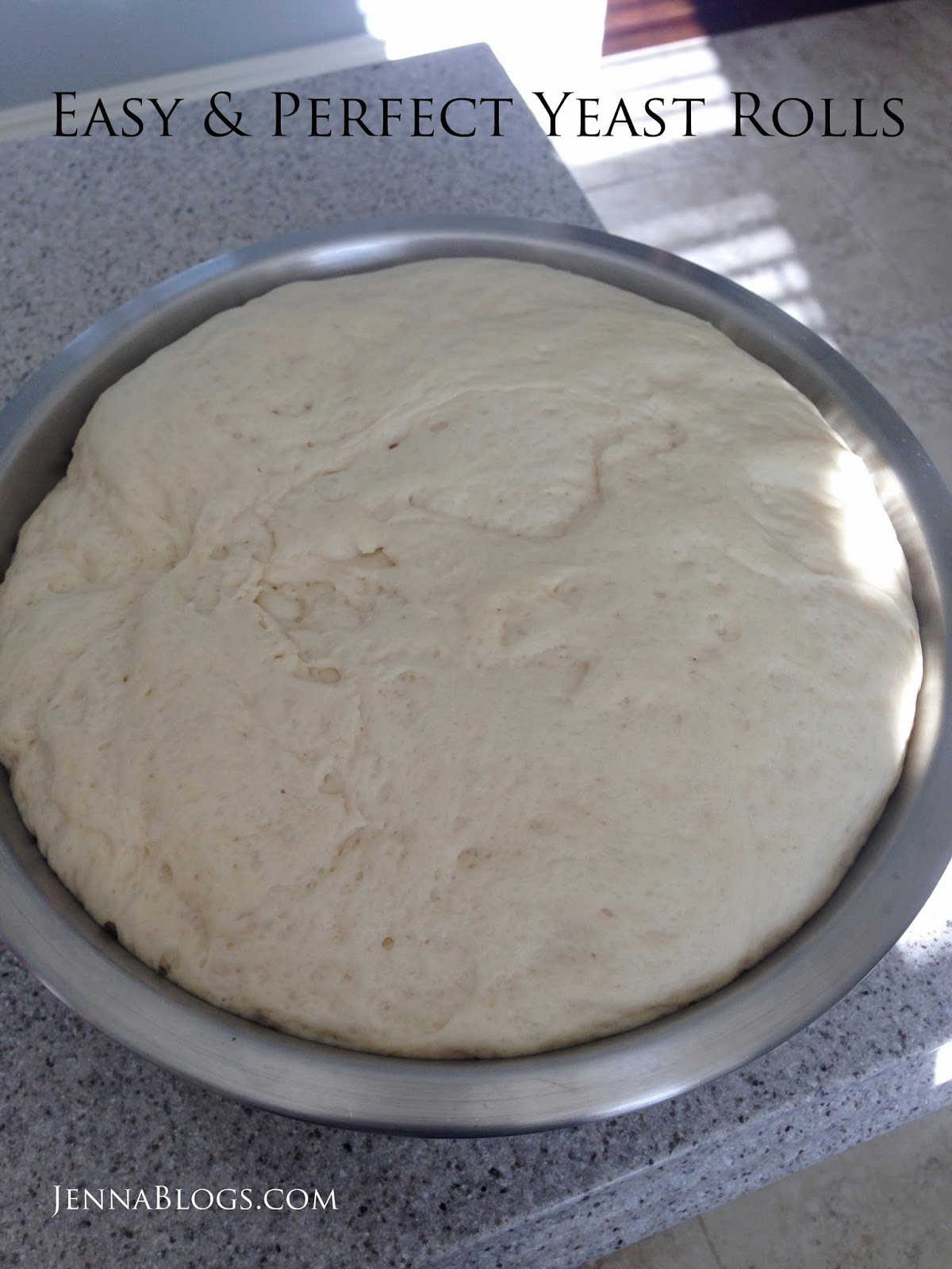 Jenna Blogs Easy and Perfect Yeast Rolls