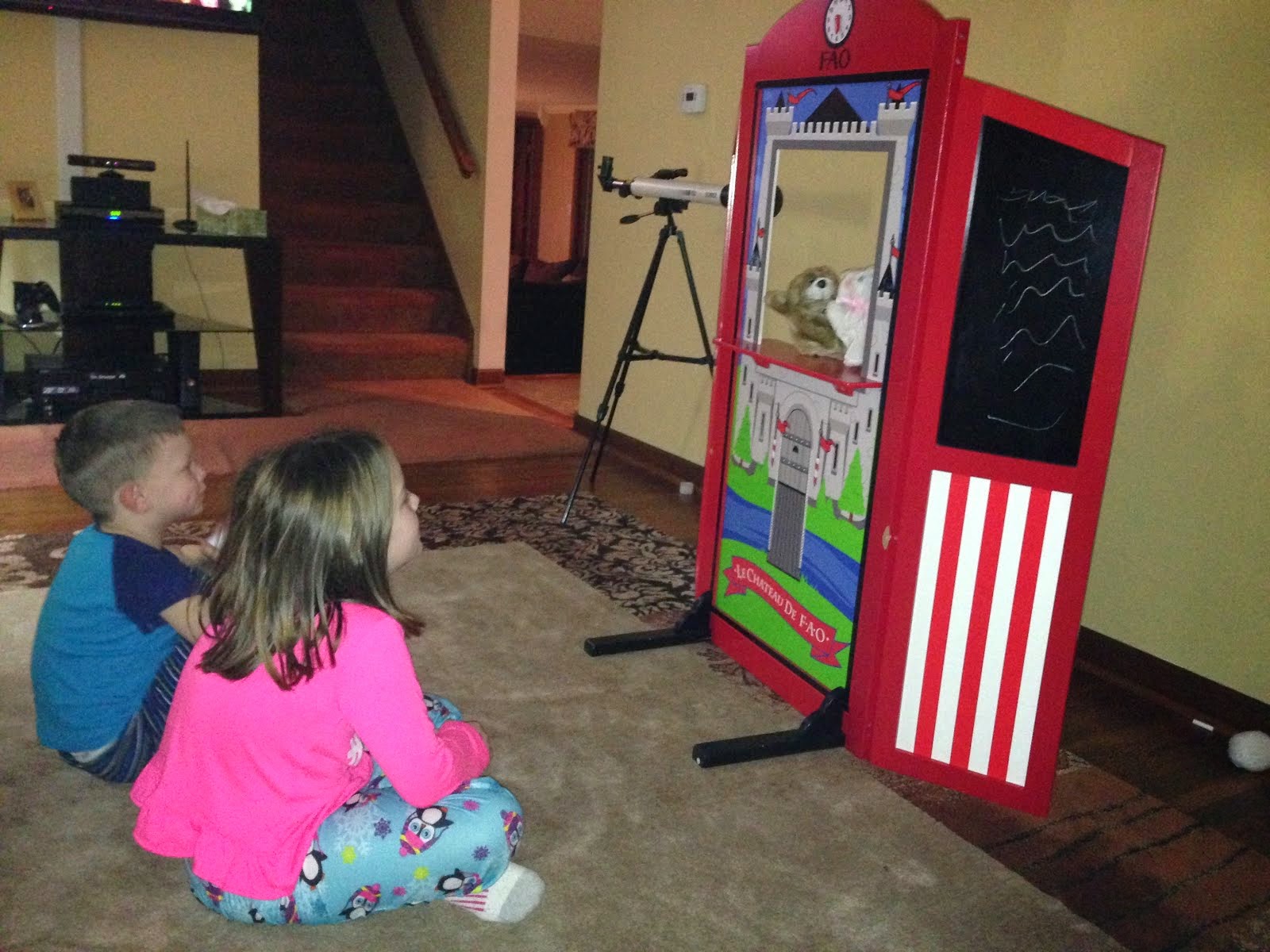 Puppet Shows on Sleepover Night!