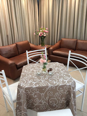 decoração de noivado DIY