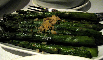 Grilled Asparagus at Quality Meats in New York, NY - Photo by Michelle Judd of Taste As You Go