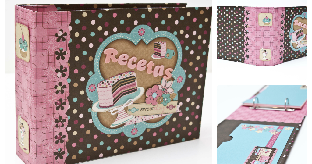 Scrapbowl: Archivador para recetas muy dulces