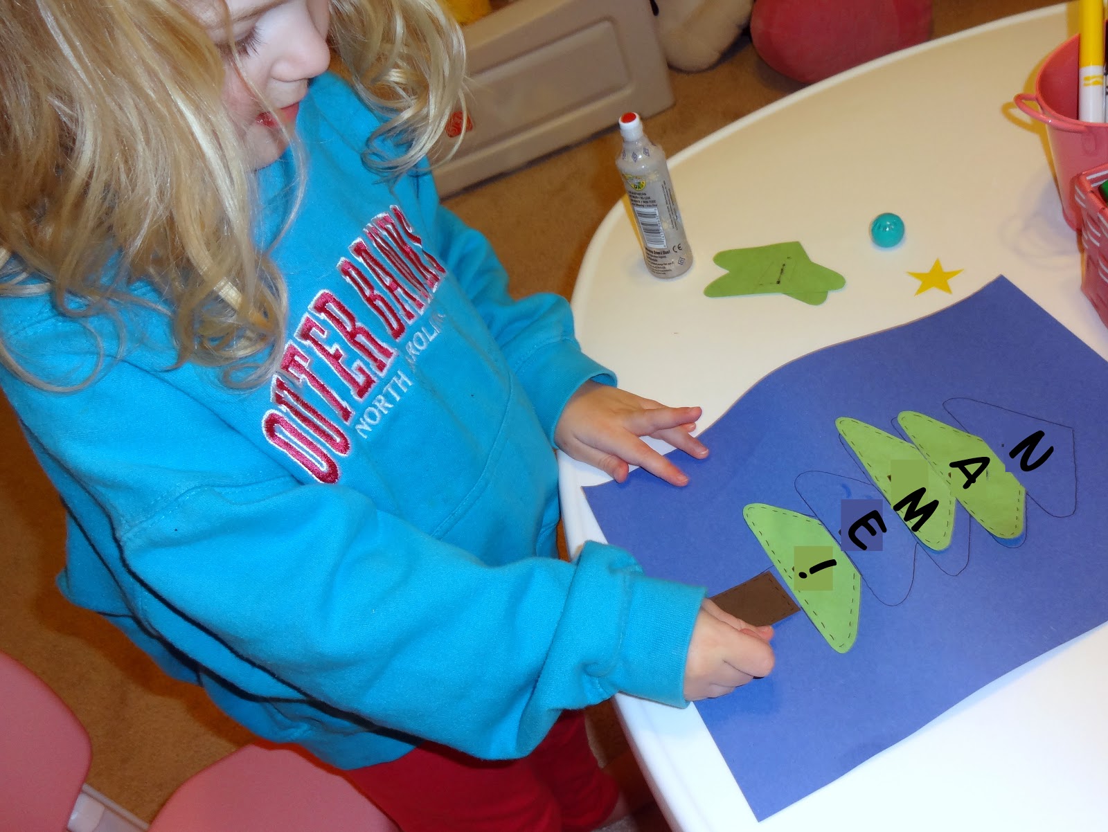 Mom's Tot School Christmas Trees