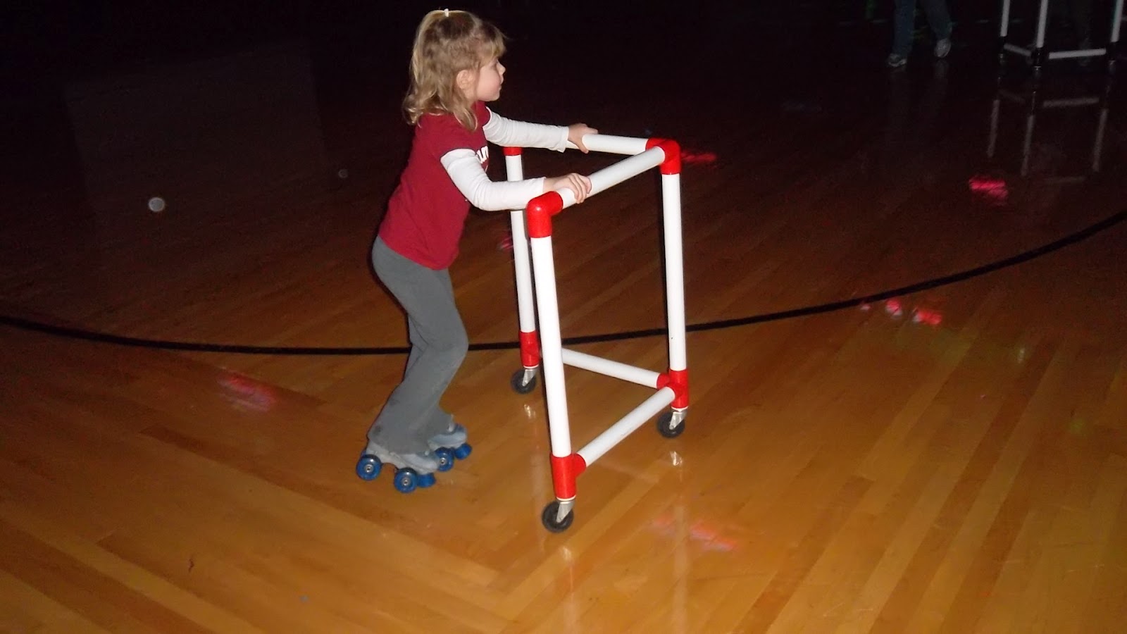 Bramell, Party of Five Playing outside, roller skating and silly kids