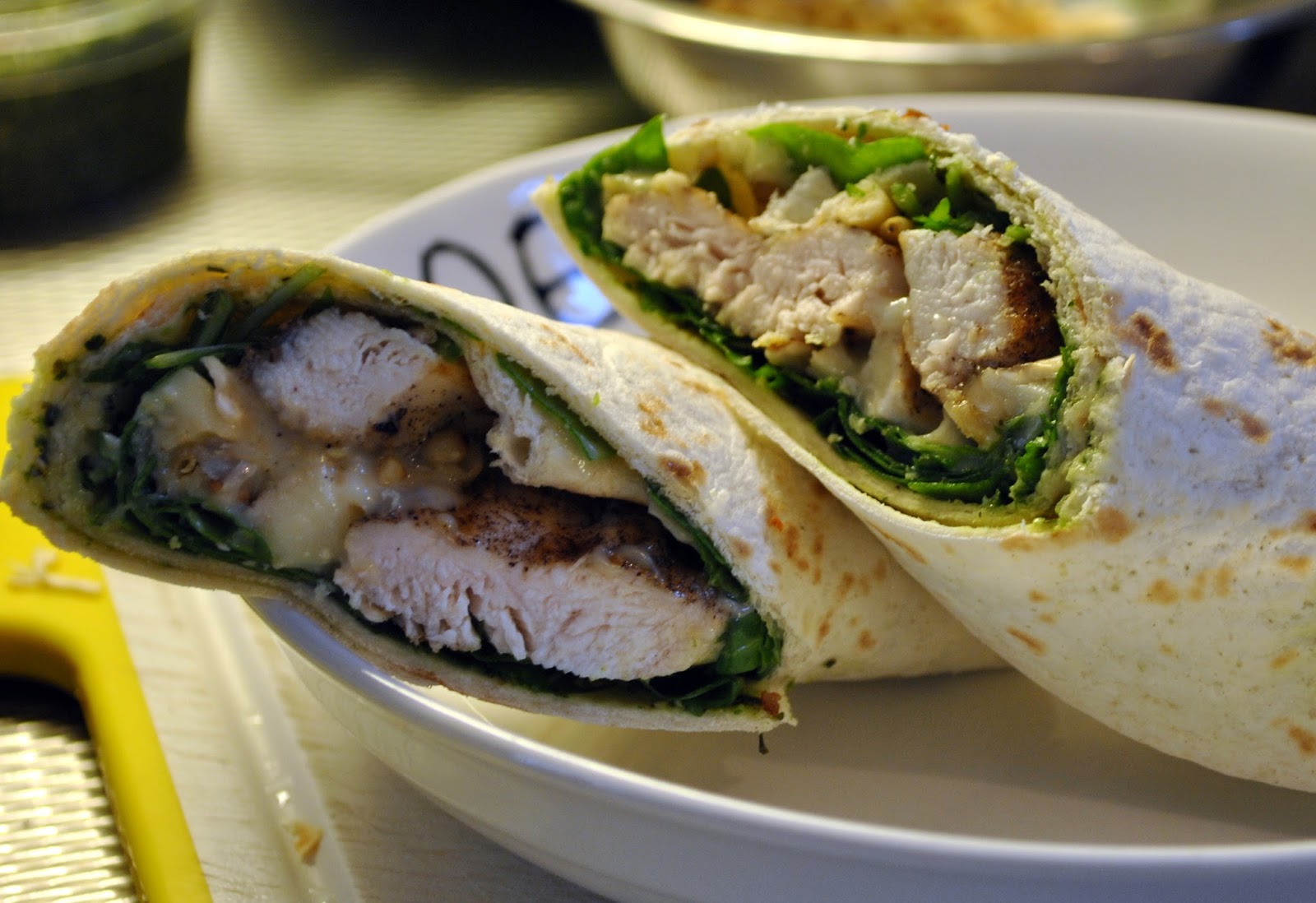 Makkelijk Koken Wrap kipfilet met gegrilde brie