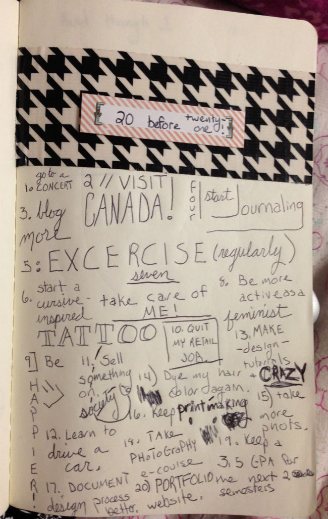 20 things to do before I turn 21